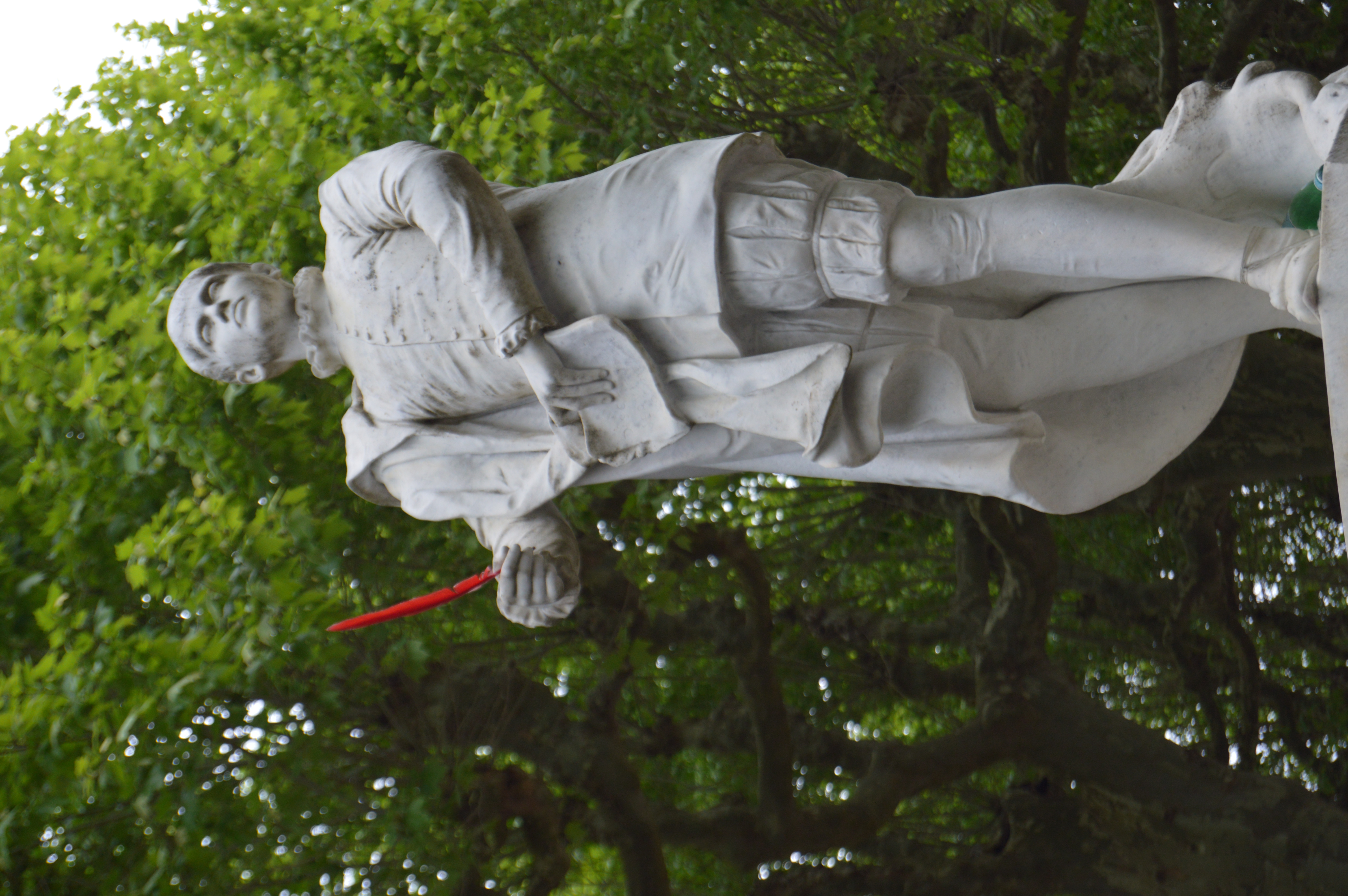 Statue of Étienne de La Boétie in Sarlat-la-Canéda